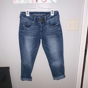 American Eagle cropped jeans